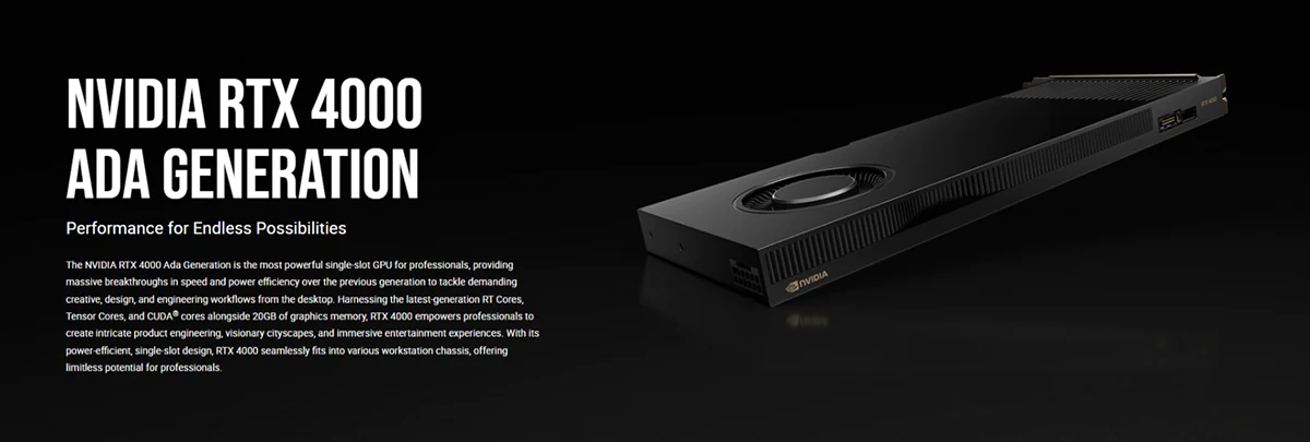 NVIDIA RTX 4000 Ada Generation 20GB GDDR6 Graphics Card Price in bd